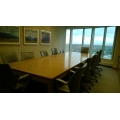 14'x5' Blonde Finished Board Room Table